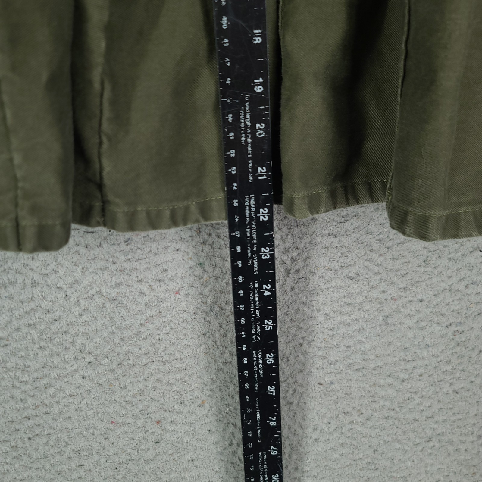 Scottish Highland Utility Kilt Mens 32 Pleated Heavy Olive Military Green Skirt