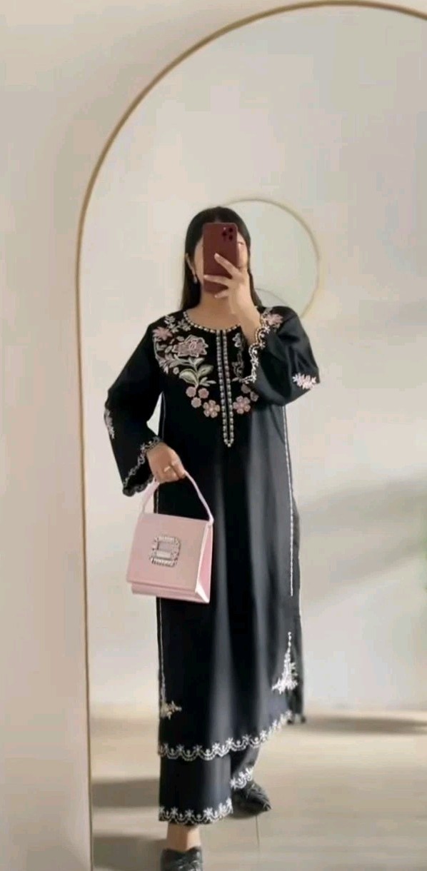 Pakistani Salwar Kameez Ready To Wear Dress 3 Piece Suit Wedding Party (Medium)
