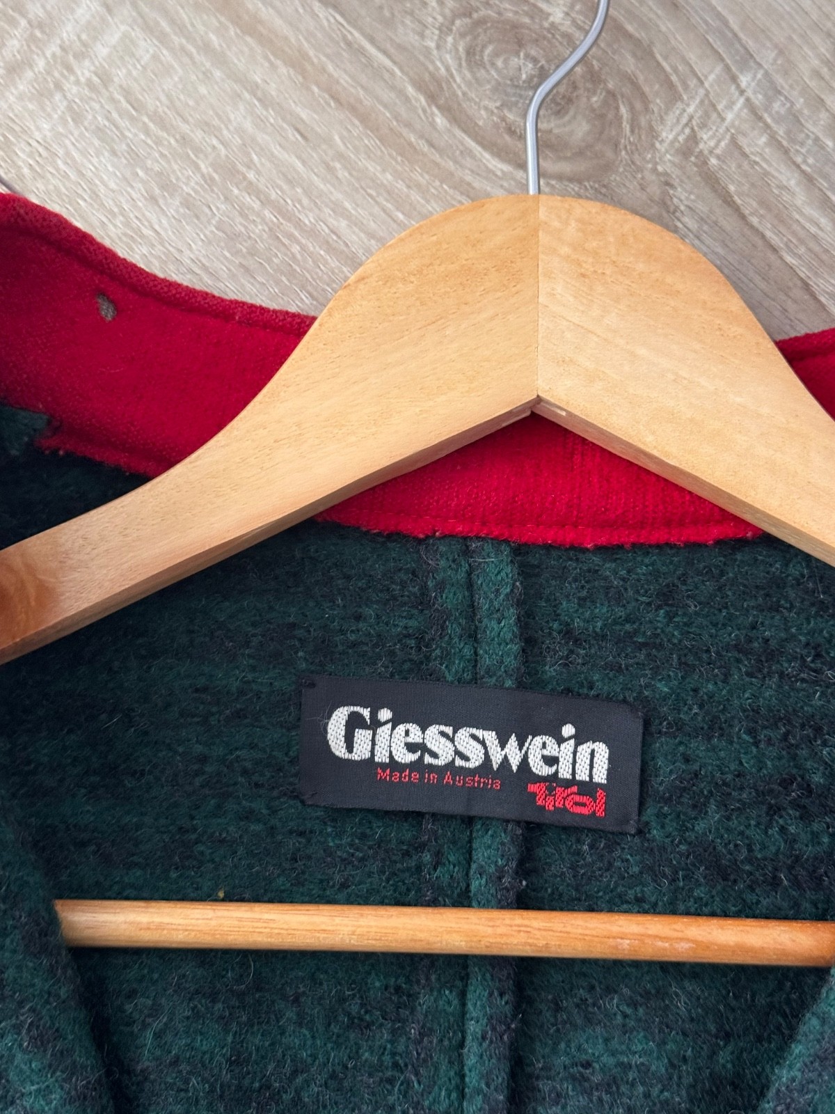 Vintage Giesswein Austrian Dirndl Trachten Original Oktoberfest Green Blazer