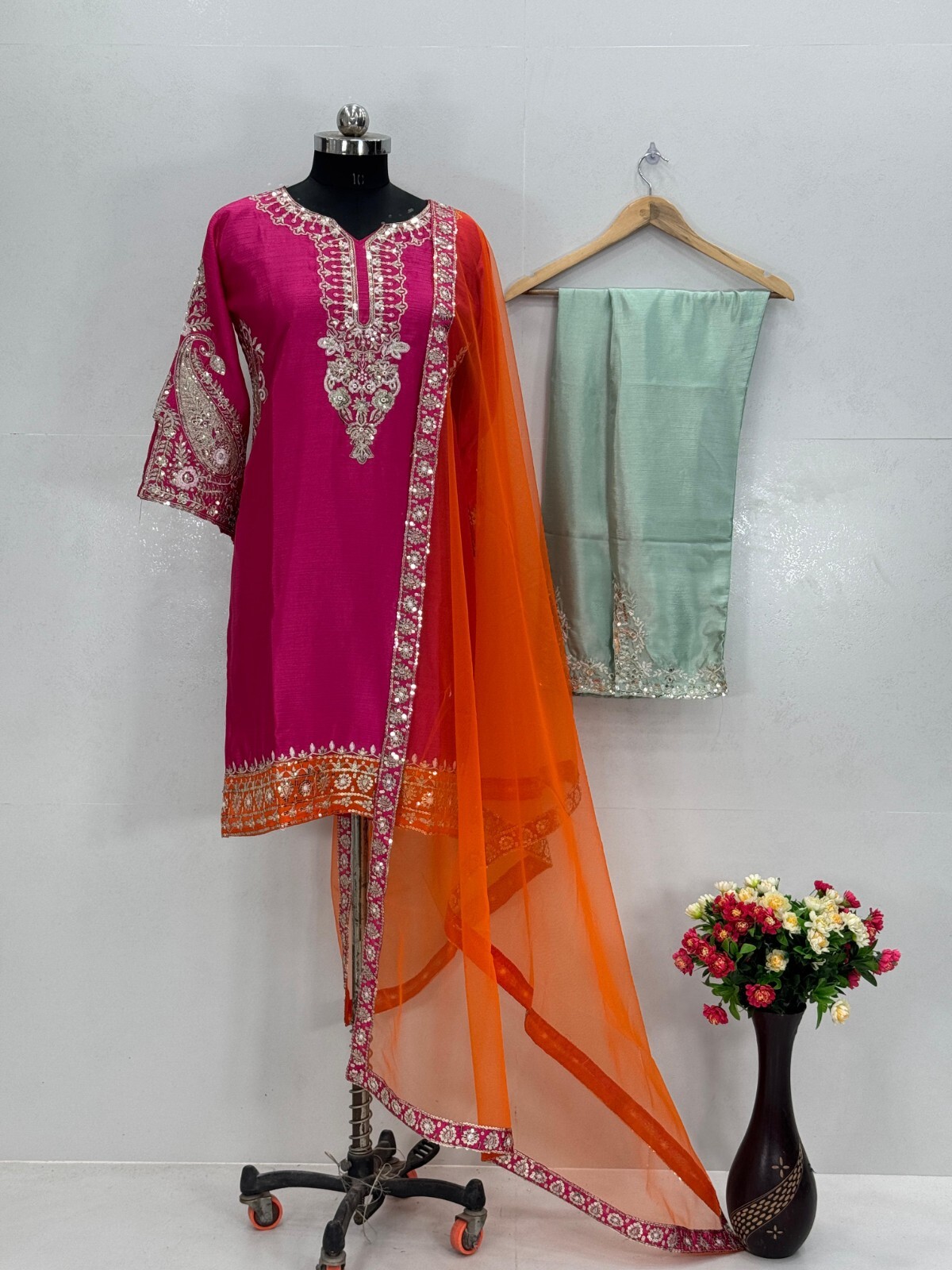 Pakistani Embroidery Salwar Kameez Readymade Suits anarkali Kurti Pant Plazzo 7
