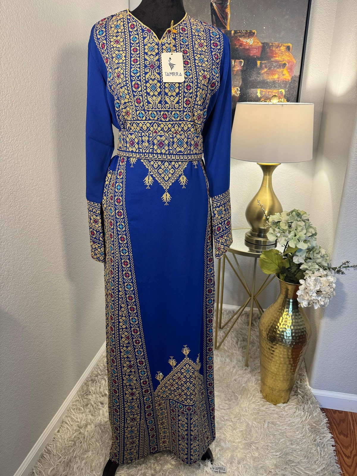 Tarif Thobe – Women’s Embroidered Dress, Perfect for Eid, Abaya, Ramadan