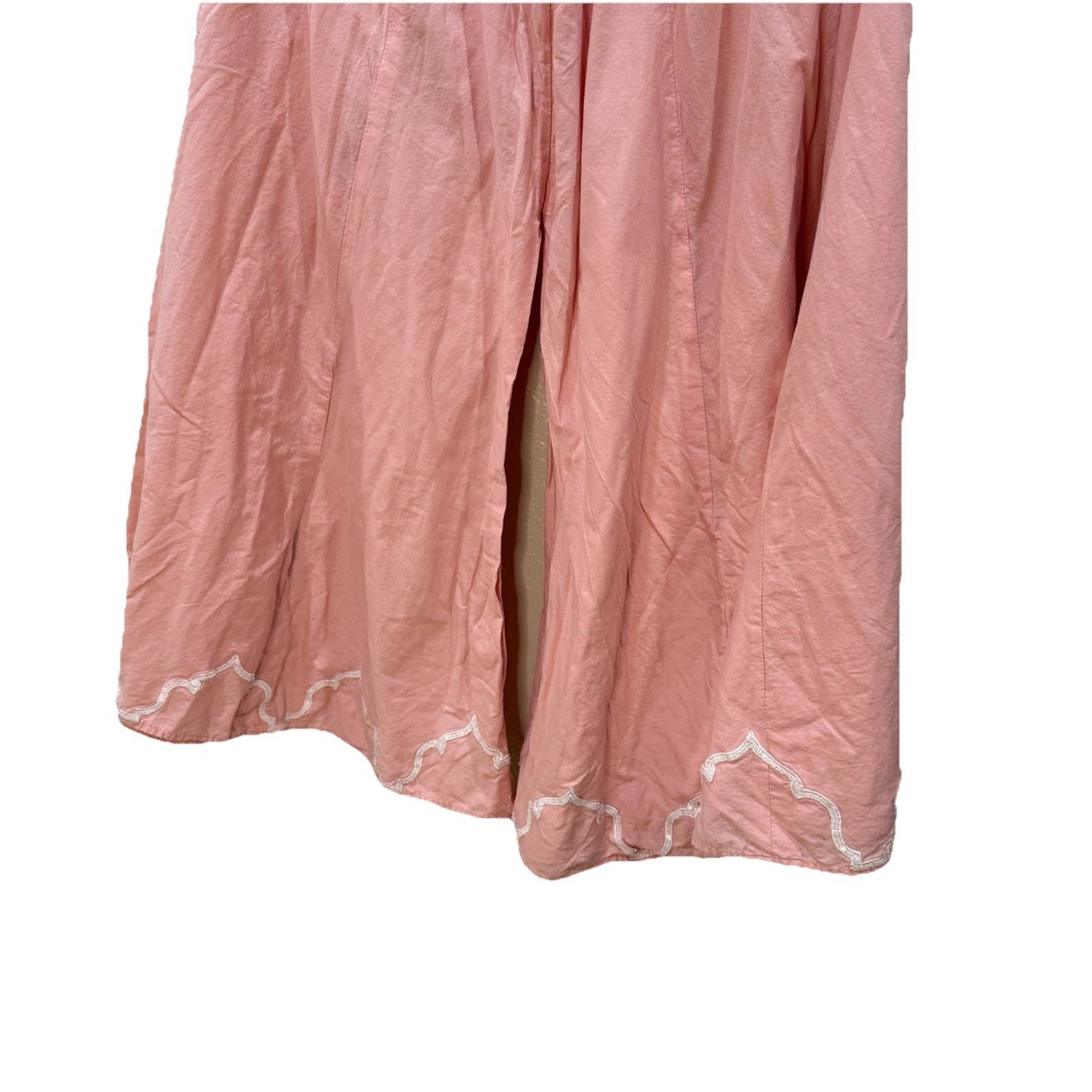 Original Maria B Girls Suit Peach Stripe Cotton Embroidered Shalwar Kameez 12-14