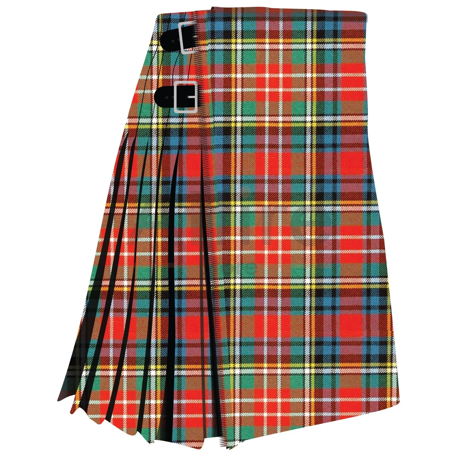 Scottish Handmade Traditional Christie Ancient Tartan Kilt-Clan Christie Ancient
