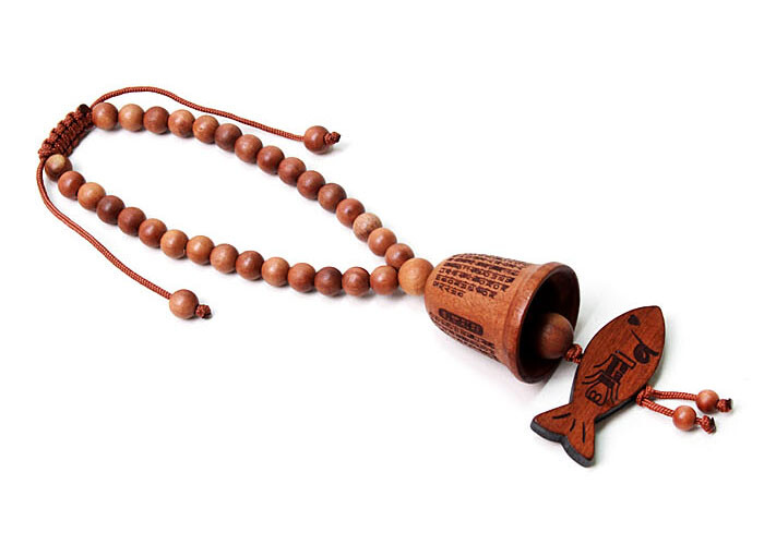 CAR REARVIEW MIRROR JUJUBE TREE WINDCHIME DESIGN PENDANT, CAR ORNAMENT DECOR