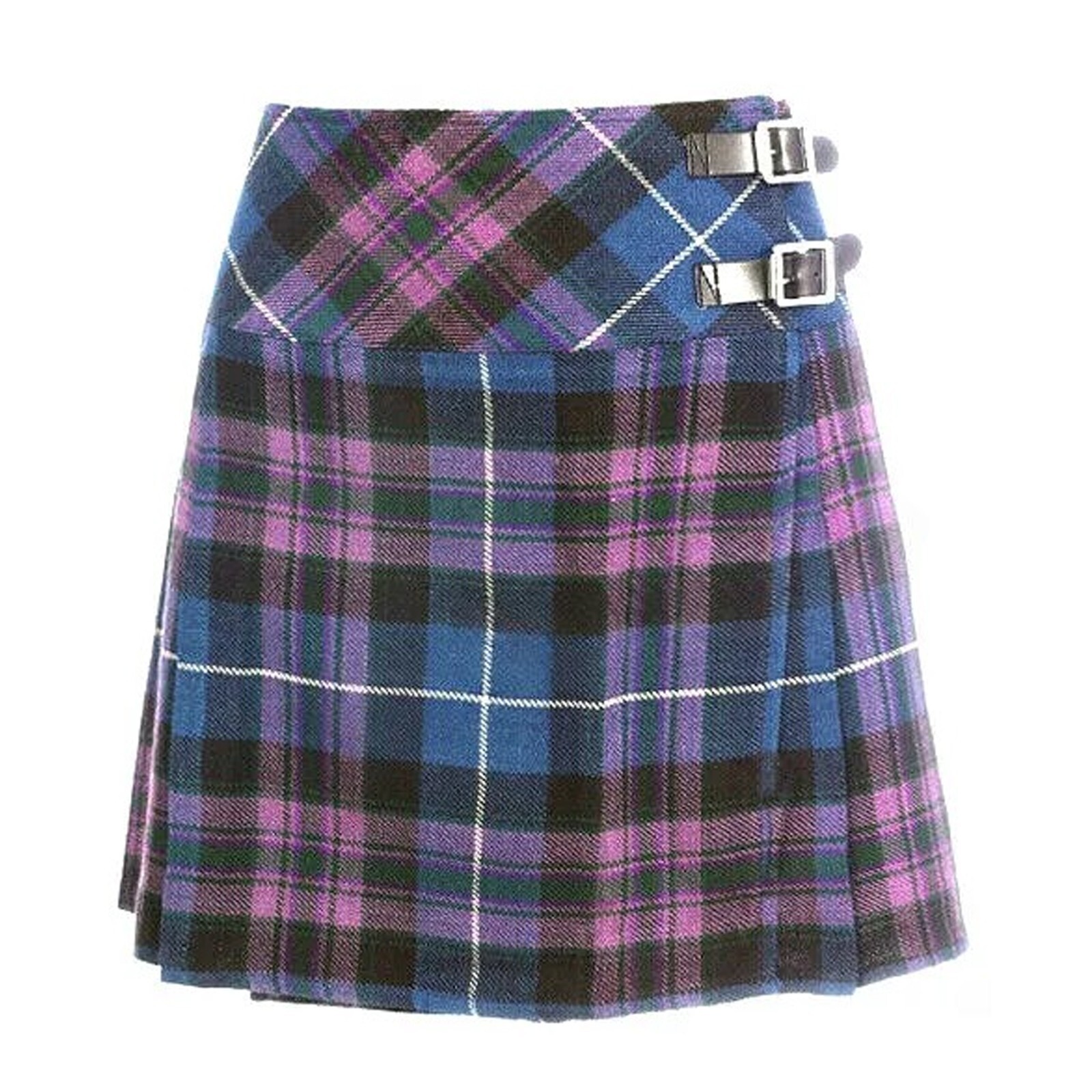 Women’s Scottish Kilt Pride of Scotland Tartan 16” Length, Premium Highland Wear
