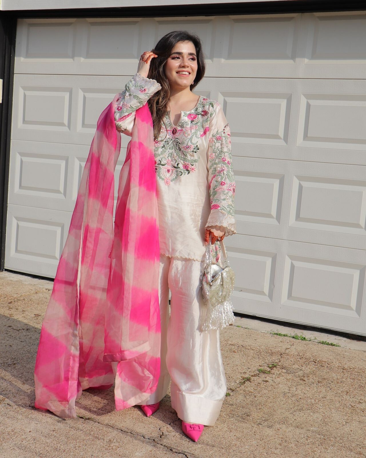 PAKISTANI WOMEN DESIGNER FARSHI SHALWAR SUIT ETHNIC WEDDING PARTY WEAR ETHNIC