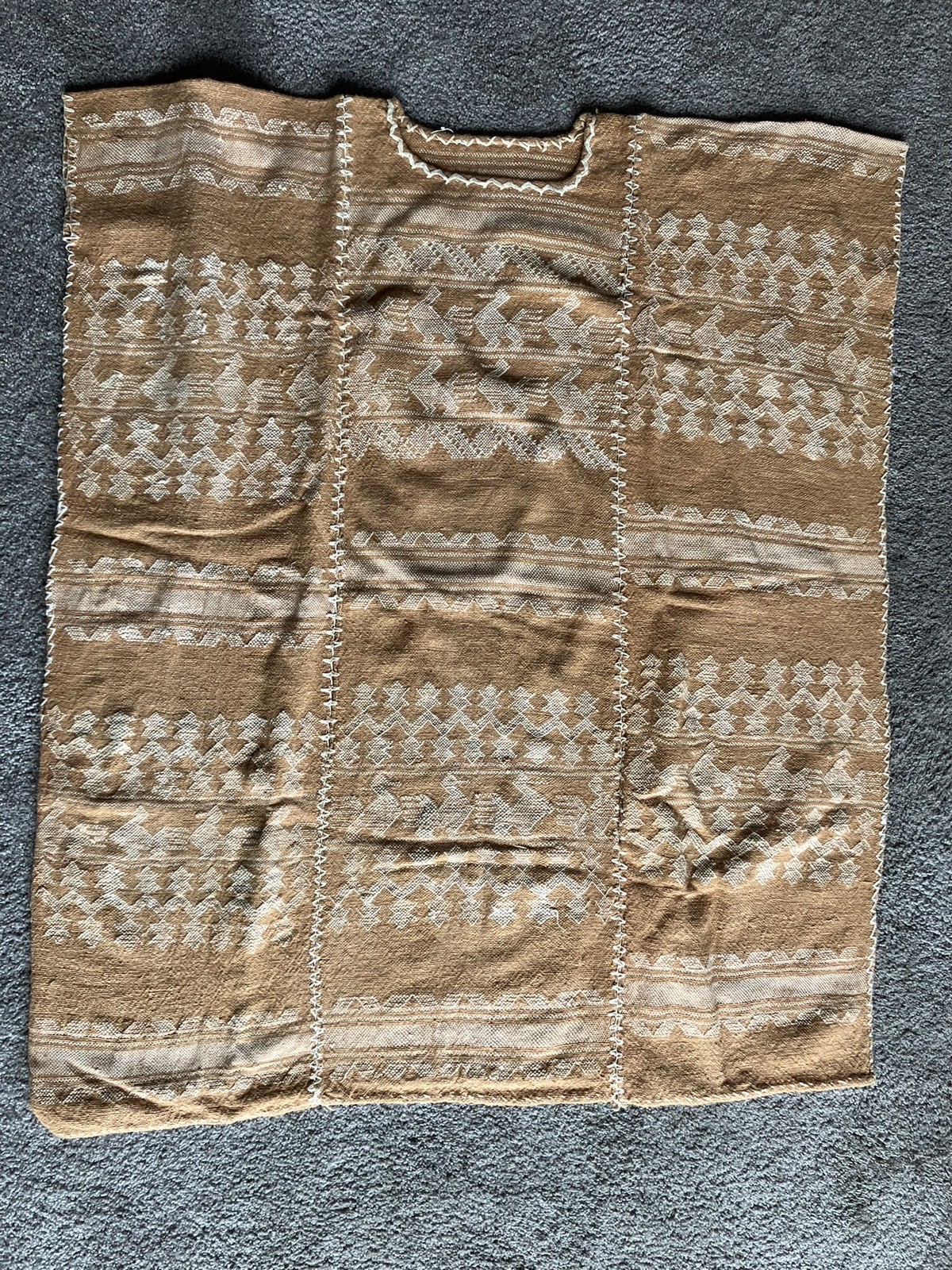 Hand Woven Amuzgo Huipil Dress Guerrero Mexico Coyuchi Bird Geometric
