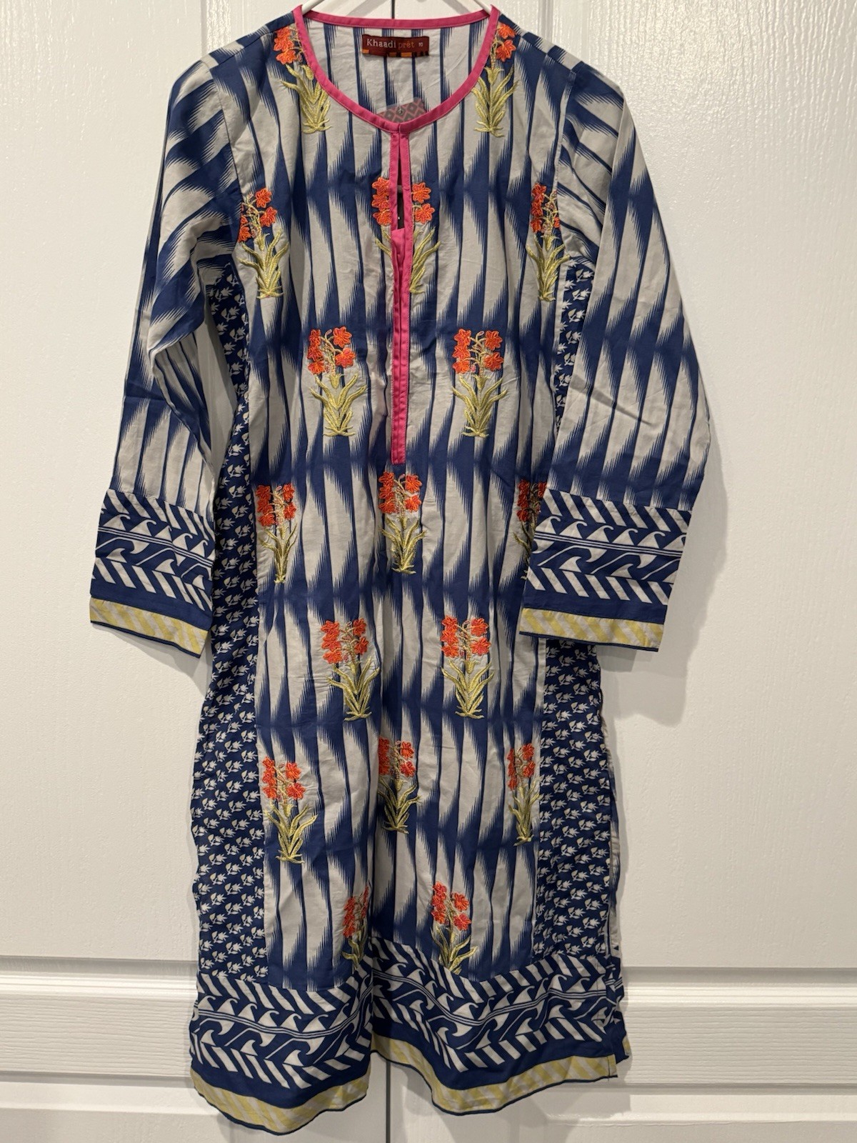 NWOT Khaadi PRET Sz 10 Woman Pakistani Indian Salwar Shalwar Kameez Kurta Eid