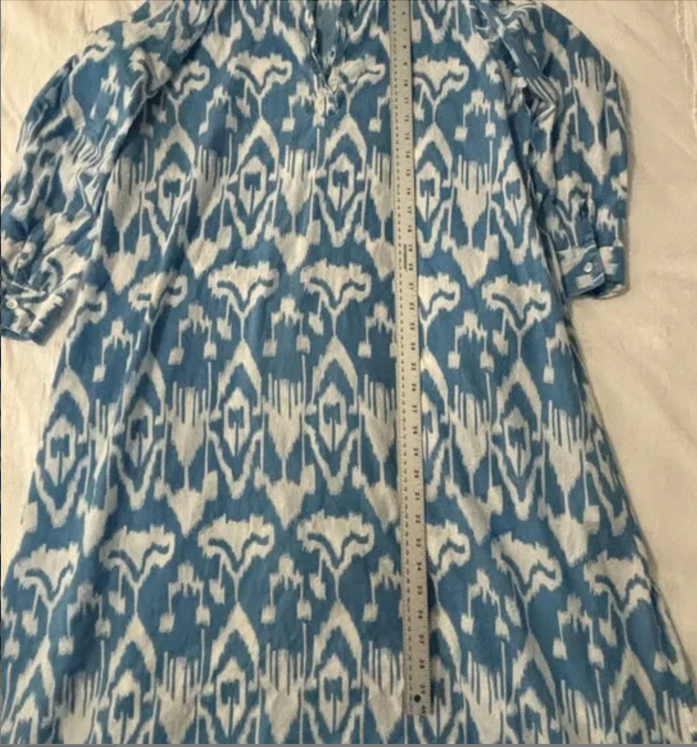 Livro Classic Kurta blue ikat size XL