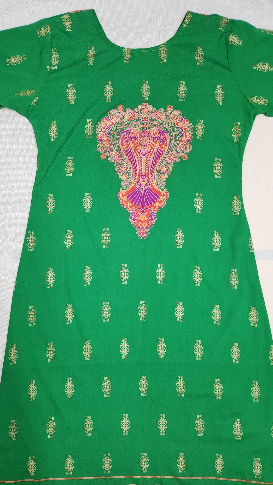 Maple Clothe S34 Indian Pakistani Green Salwar Kameez Intricate Pattern Maxi…