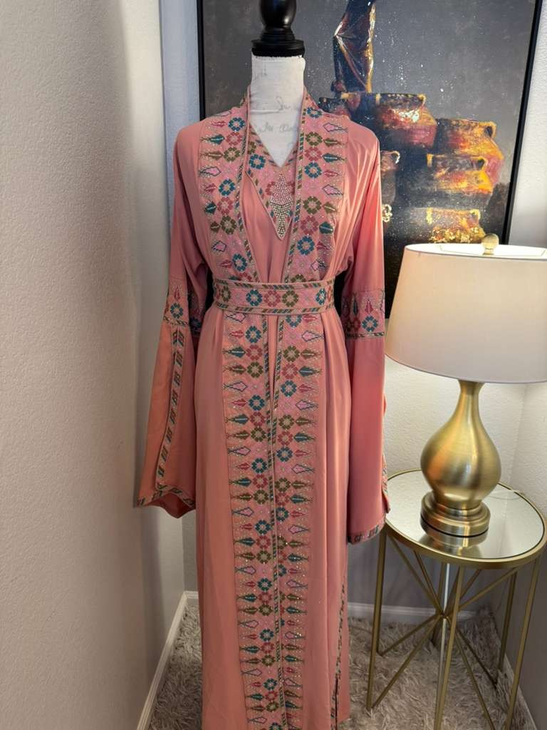 Ityn Jalabiya – Women’s Embroidered Dress, Perfect for Eid, Abaya, Ramadan