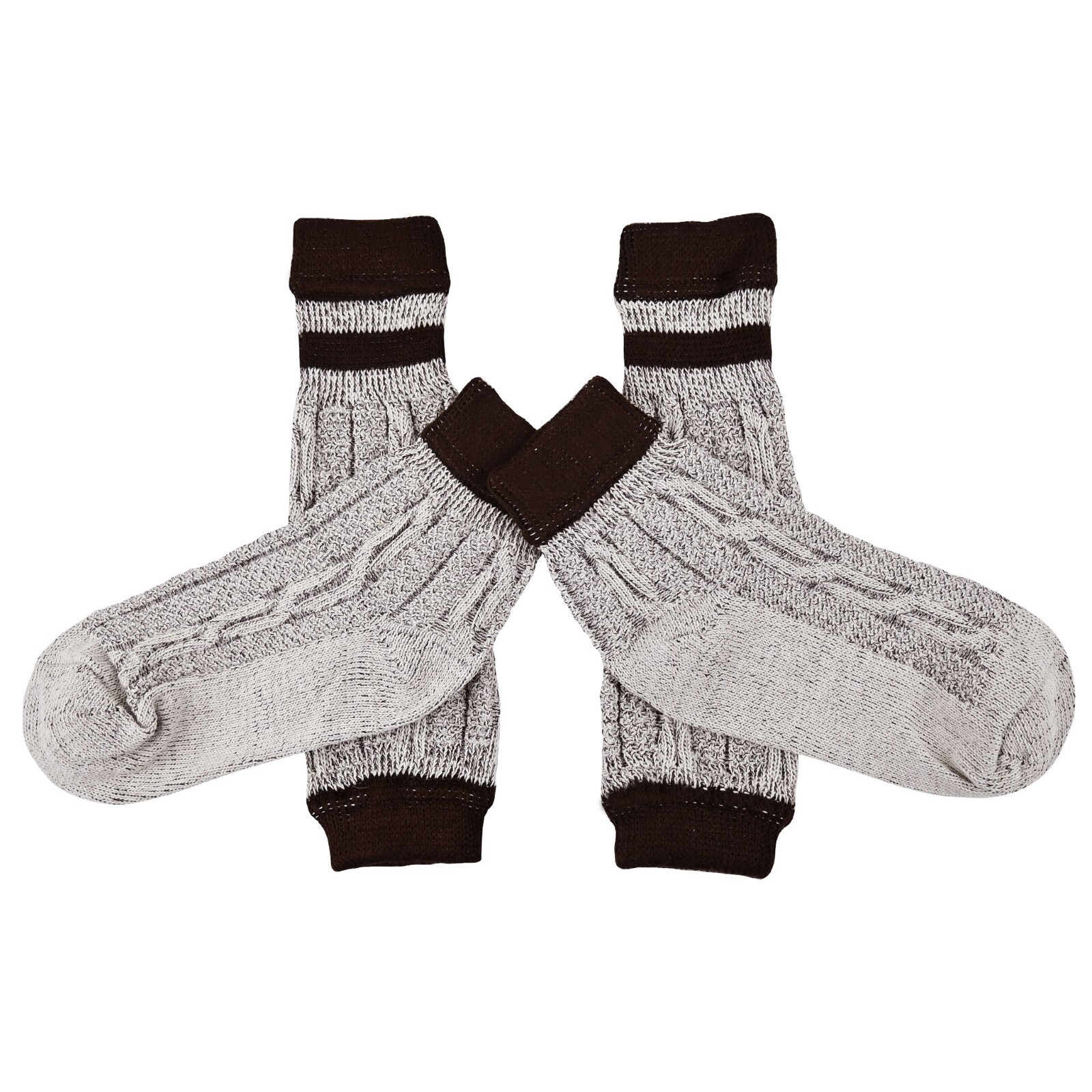 Authentic Bavarian Socks Two-Piece Rustic Traditional Socks Oktoberfest Outfit
