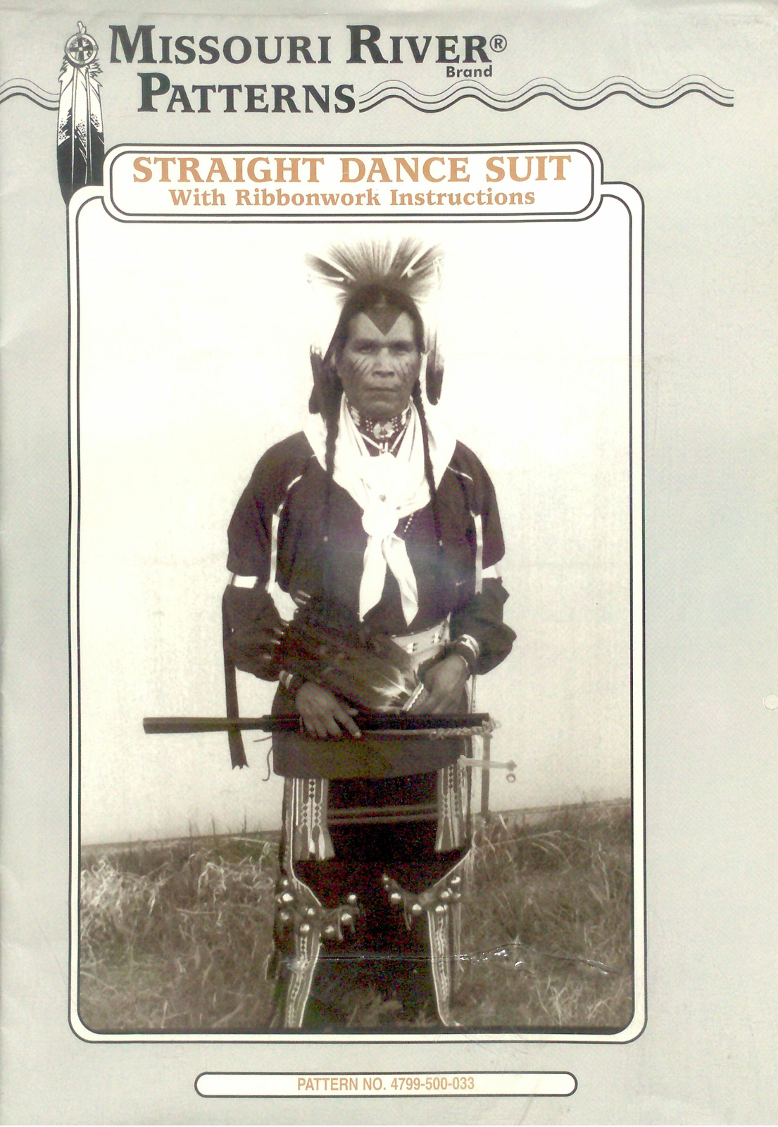 Missouri River – Men’s Indian Straight Dance Outfit Pattern -Ribbon Instructions