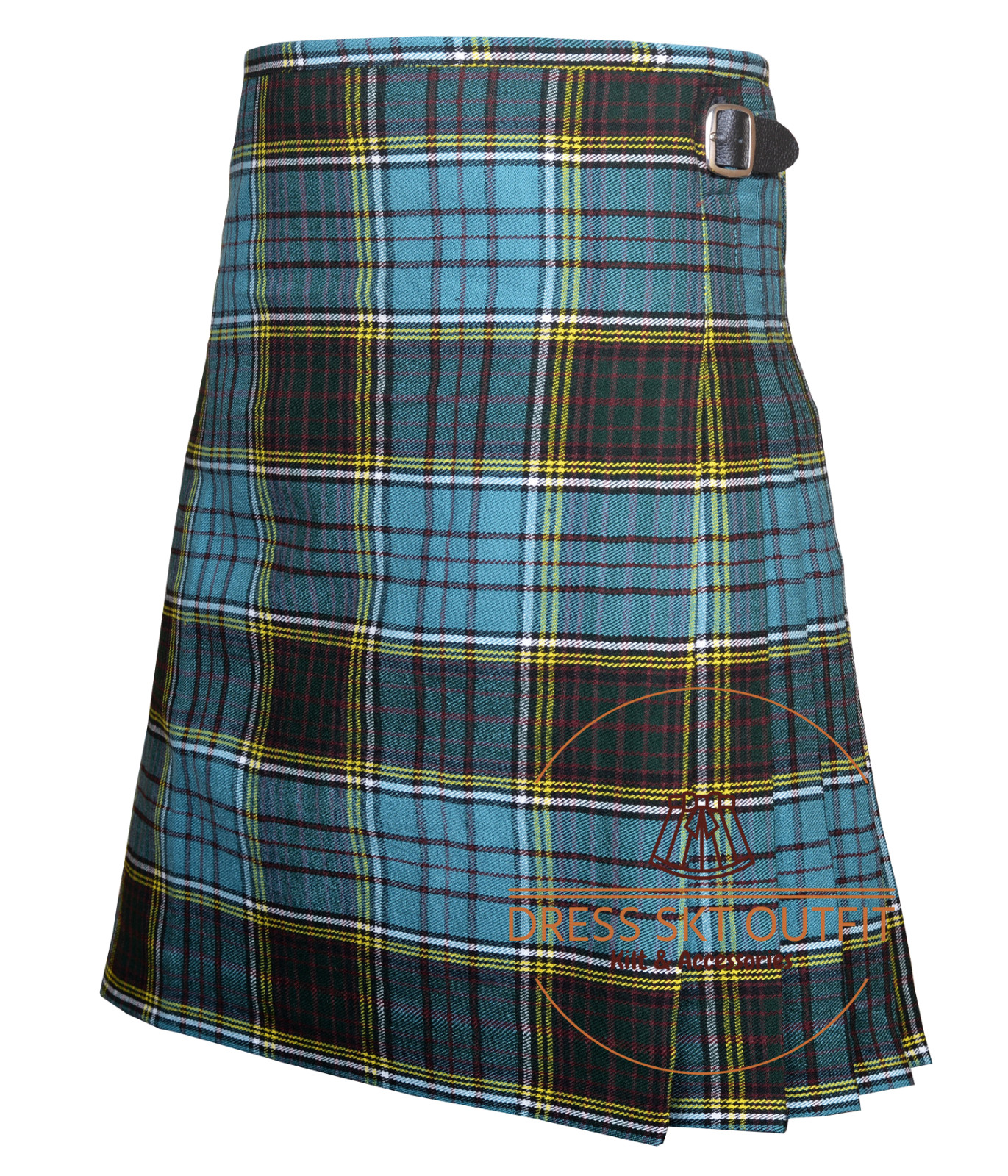 Scottish Traditional Clan Anderson Tartan 8 Yard Kilt For Men’s – Custom Size