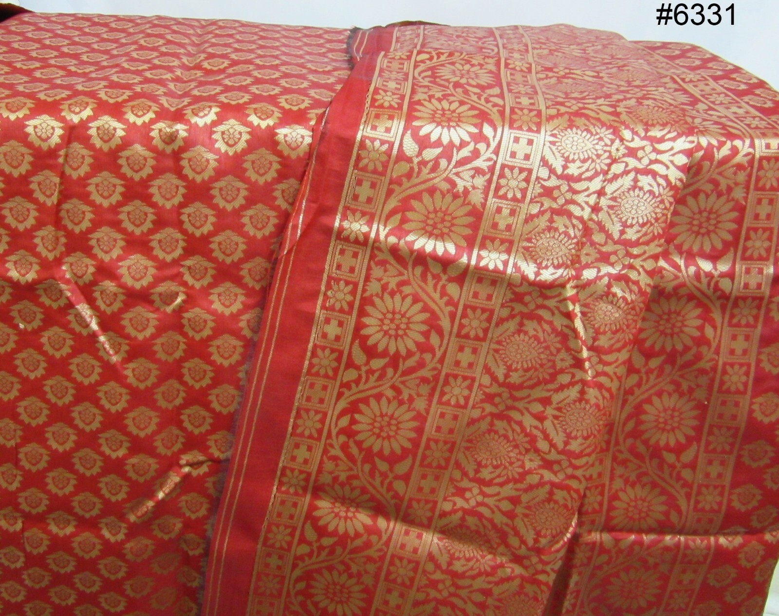 Saree 548 Banarsi Silk Kanjiviram Assorted Saris Semi Stitched Blouse Shieno