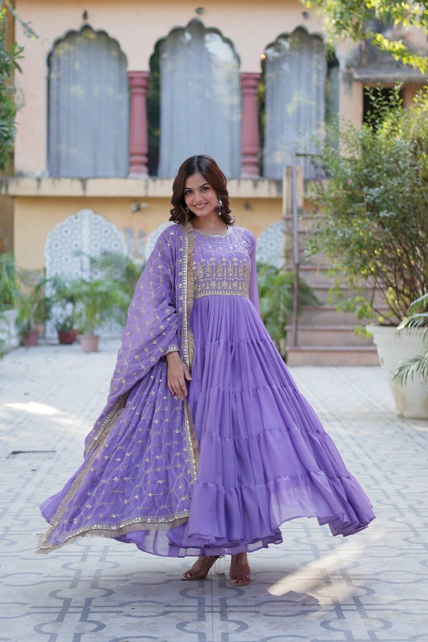 Pakistani Suit Salwar Kameez Indian Dress Wedding Wear Long Gown Party Wear