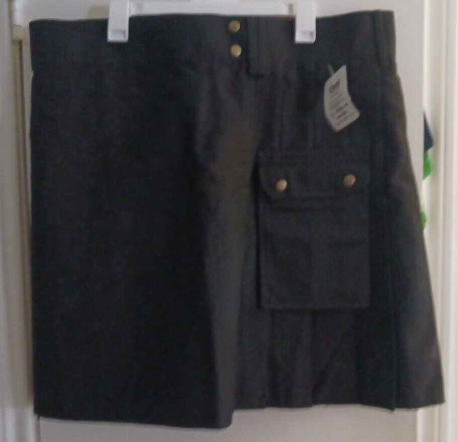 Cloud Enterprises Black Utility Kilt 44