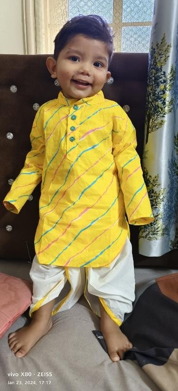 Kids kurta set for boys | cotton kurta set | festive wear Cotton Dhoti Set