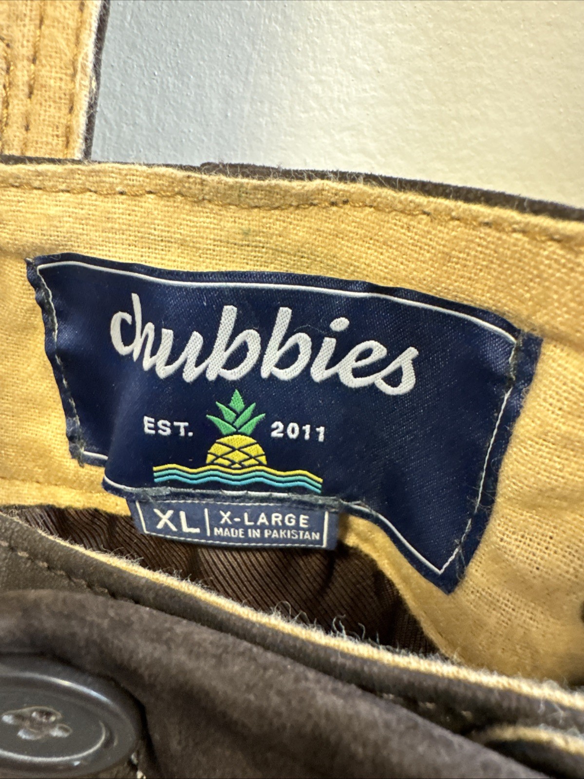 NWT Chubbies Mens XL Lederhosen Brown Suede Lamb Leather German Oktoberfest