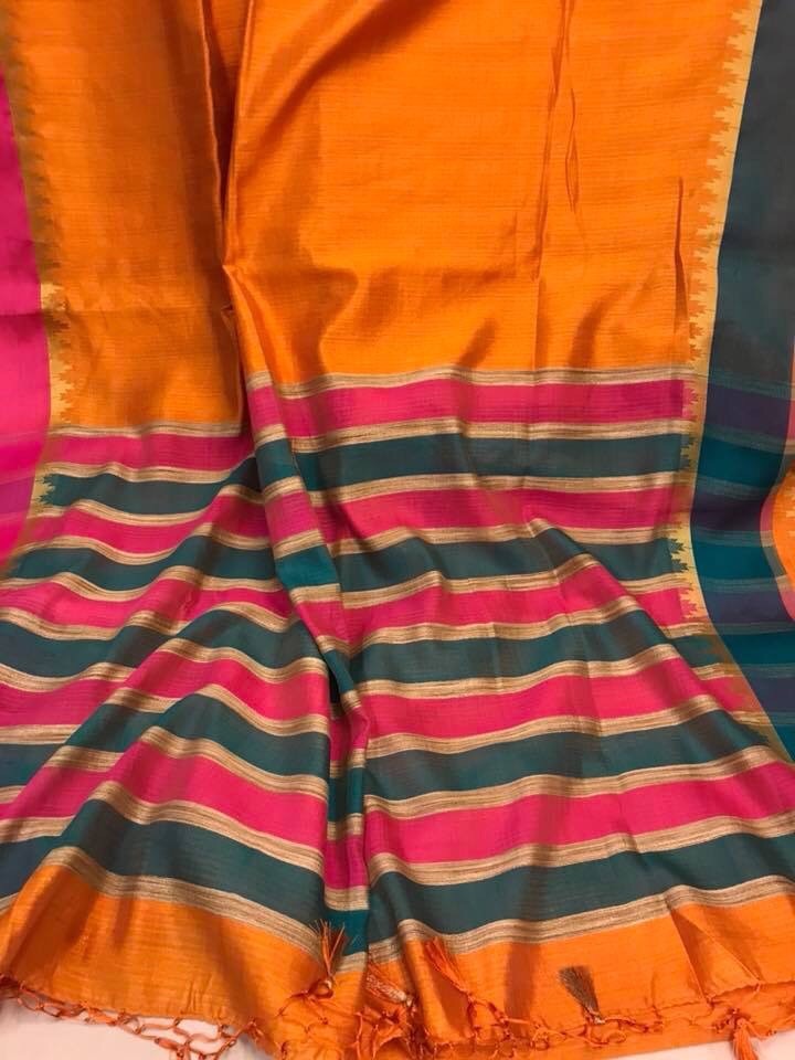 Linen Silk Saree