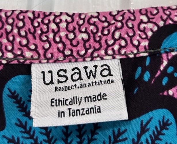Usawa African Ankara Kitenge Batik Women’s Open Cardigan Cotton Top Free Size