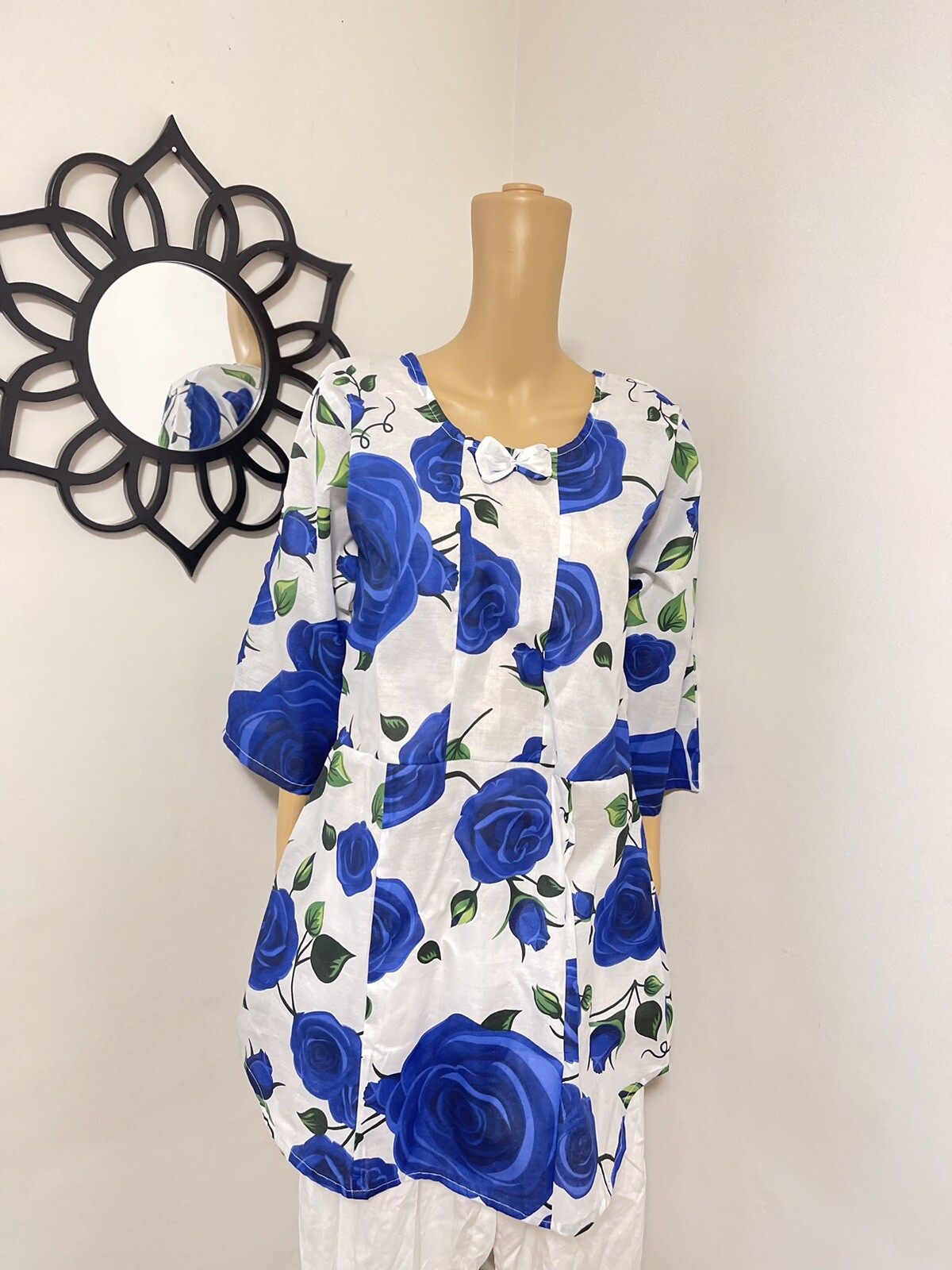 NEW CASUAL /SHIRT /BLOUSE /KURTI /KAMEEZ /KURTA /TUNIC /TOP MEDIUM
