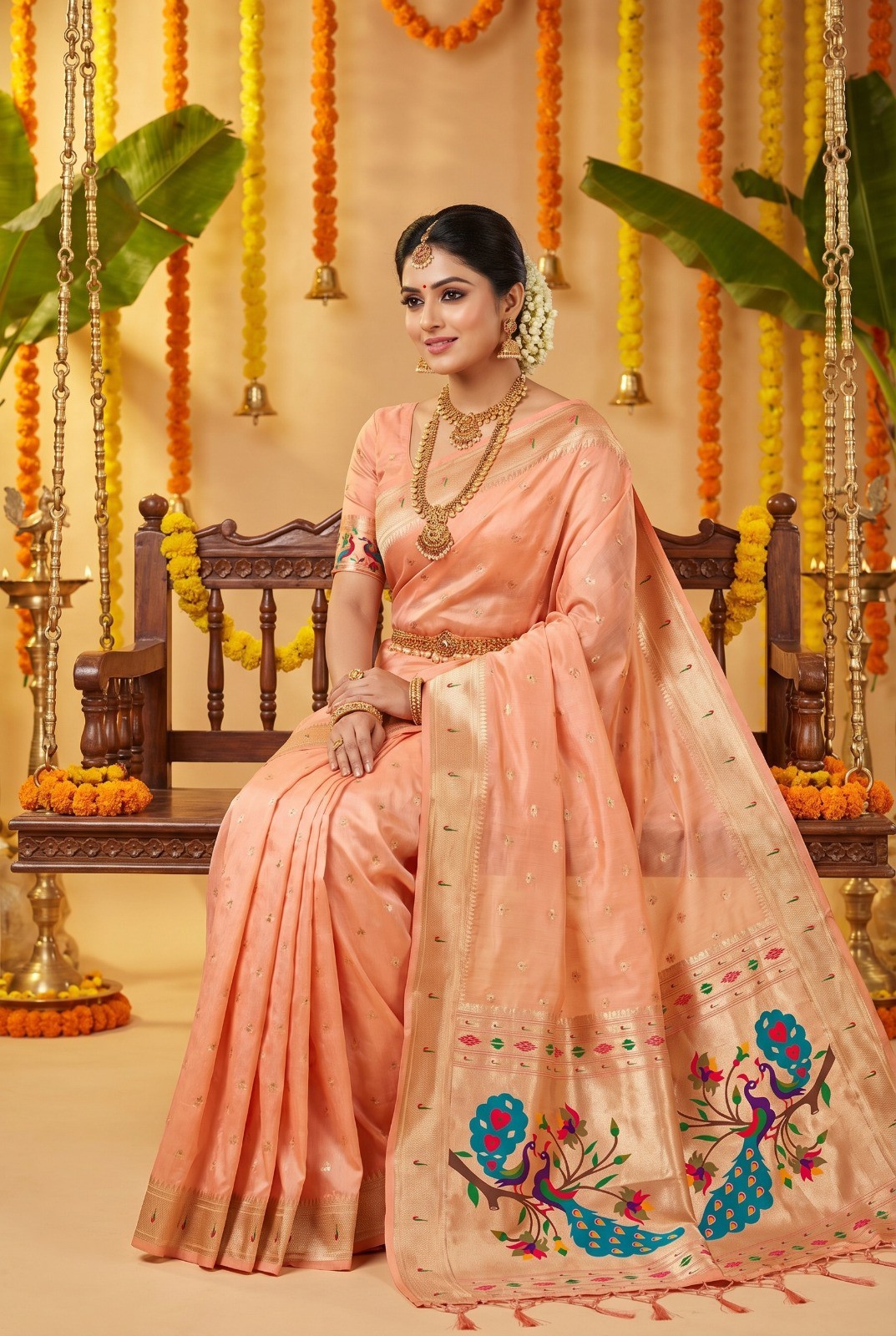 Soft Silk Bollywood Designer Fancy Saree Party Indian Wedding Saree