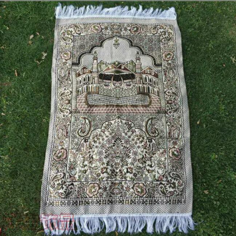 Islamic Salah Meditation Mat Turkish Portable Muslim Prayer Rug Carpet