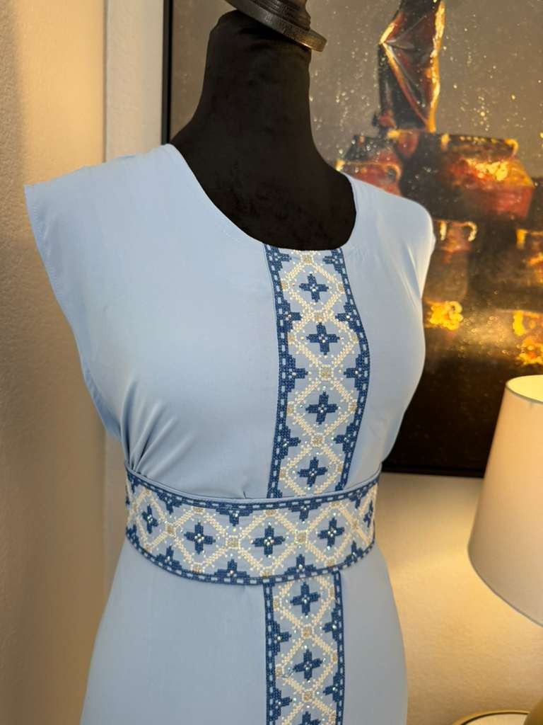 Jameelah Thobe Set – Women’s Embroidered Dress, Perfect for Eid, Abaya, Ramadan