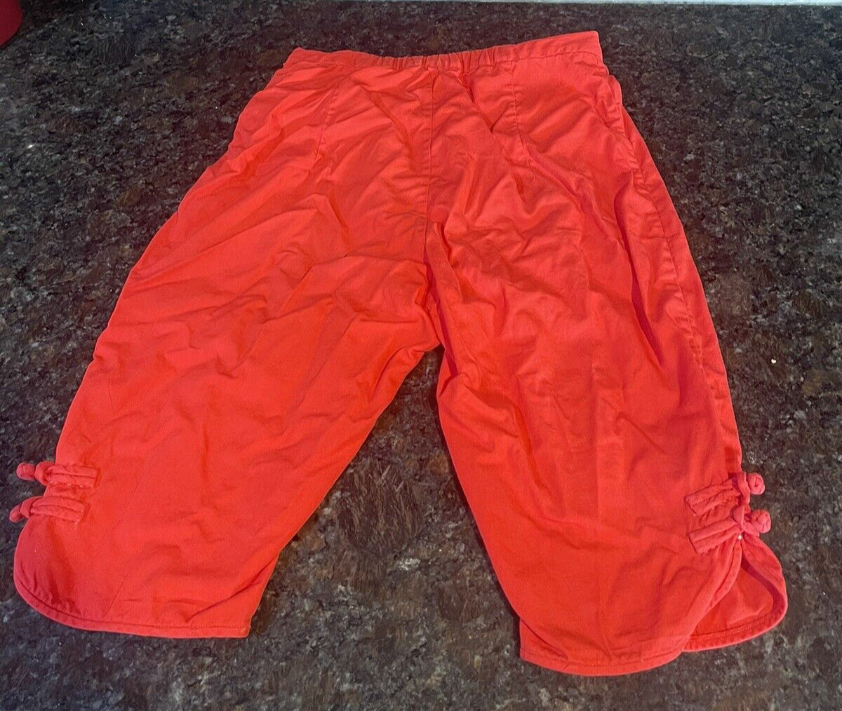 VINTAGE CHILDS RED SHIRT AND PANTS FROM JAPAN ~ SIZE 2/3 NO TAG ~ OVER 40 YEARS
