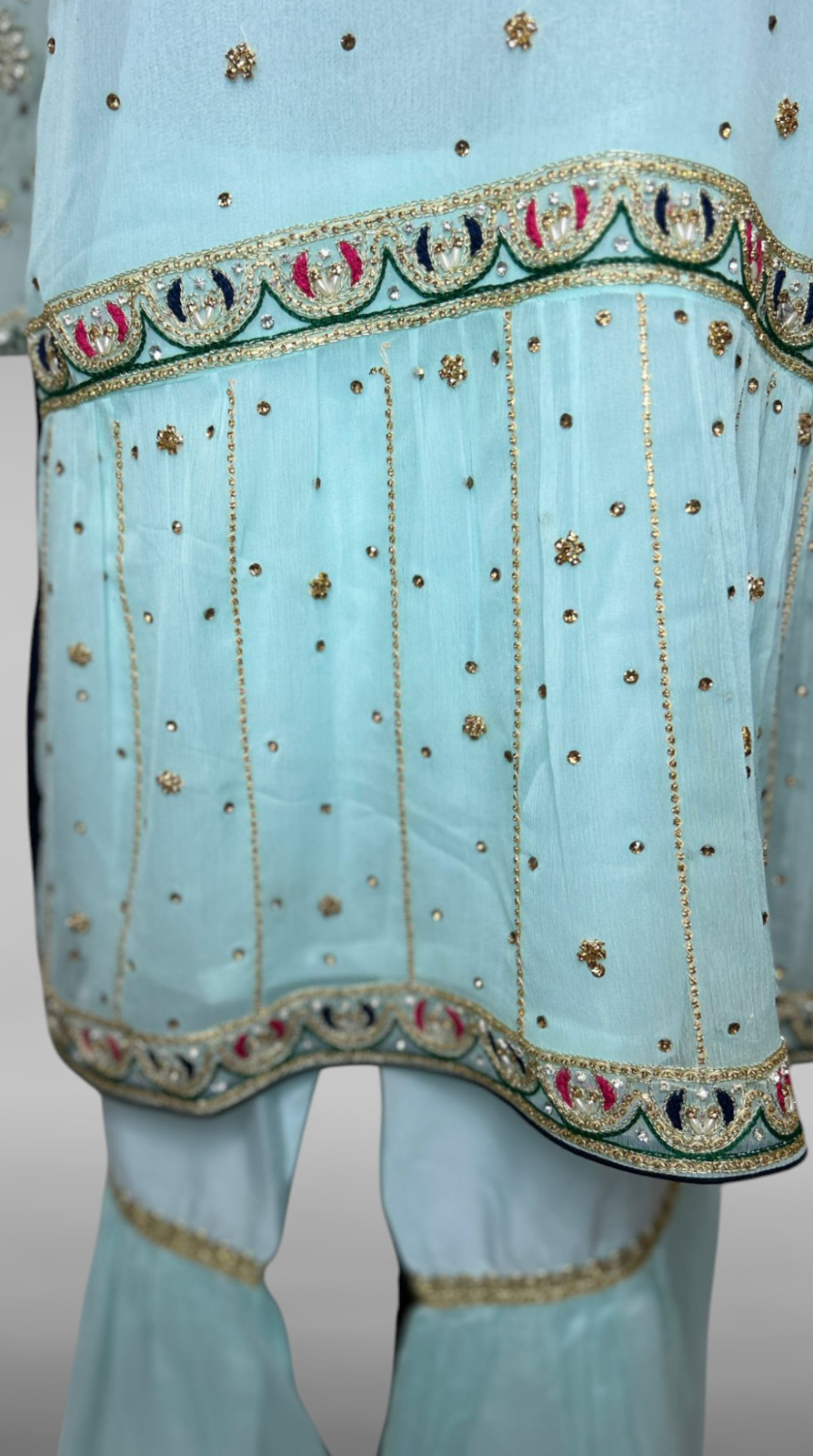 Readymade kids girls Salwaar kameez party wear eid indian girls designer dress