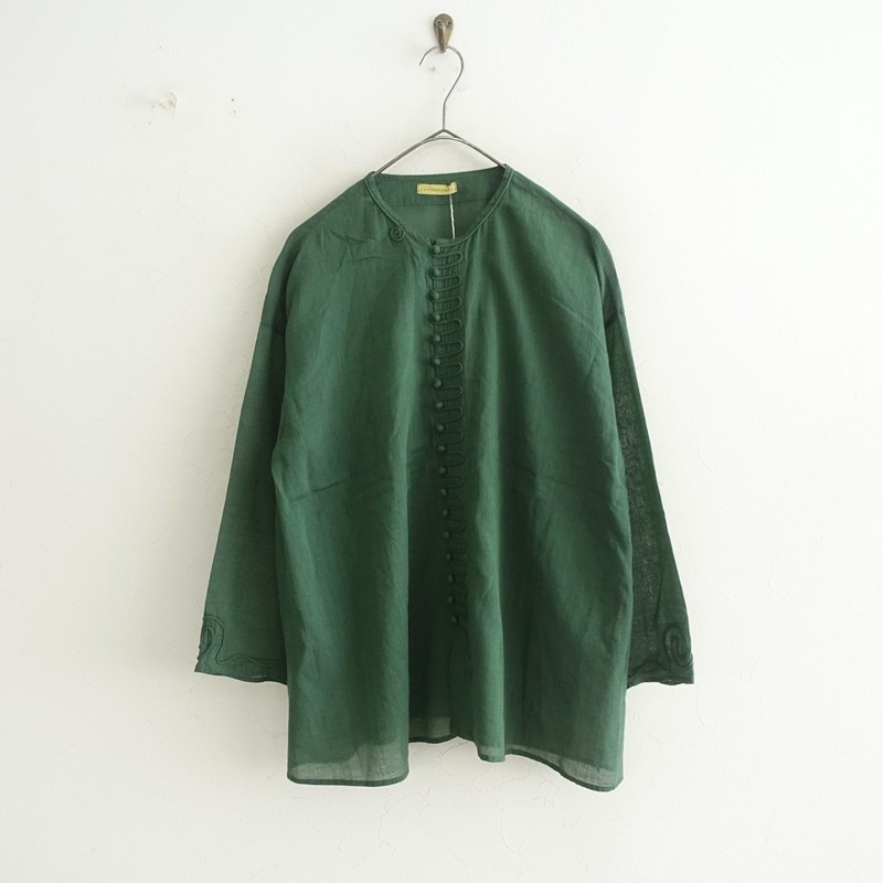[Jurgen Lehl] [Cotton] [M] [Good Condition] Chambray Blouse