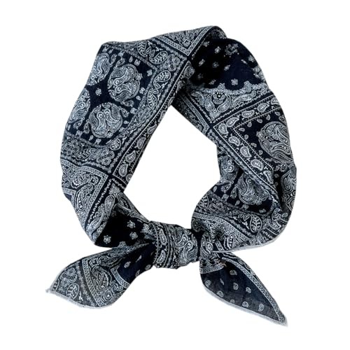 Cotton-Blend Bandana, Head Scarf, Headband, Head wrap, Hair Neck Scarf Fcs027