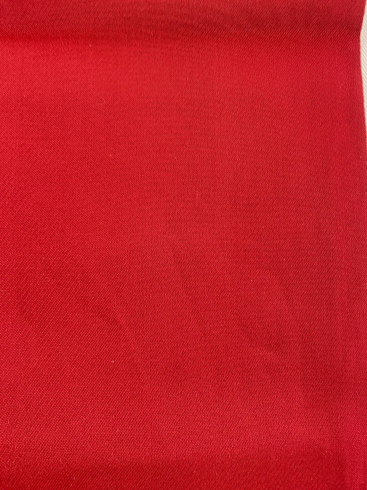 Japanese Vintage Kimono Nagoya Obi Silk Red Traditional Authentic 136x 11in