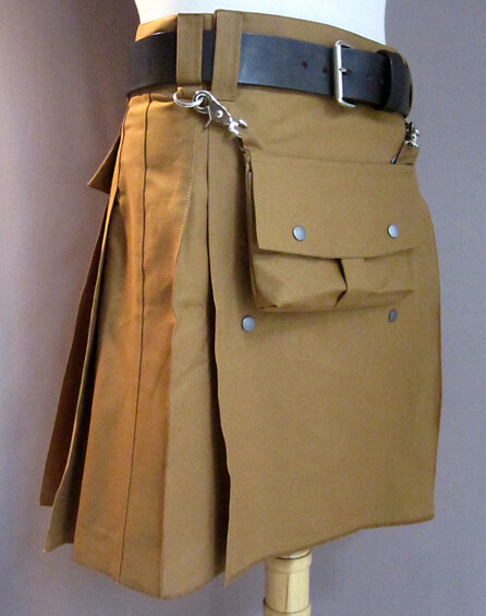 AmeriKilt_Original American Made Contemporary Kilt_Saffron Duck 10 oz_NWOT