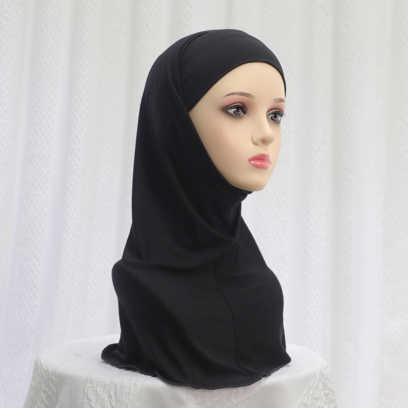 Modal Cotton Cap Instant Scarf Hijab Muslim Beanie Directly Wear Turban Shawls