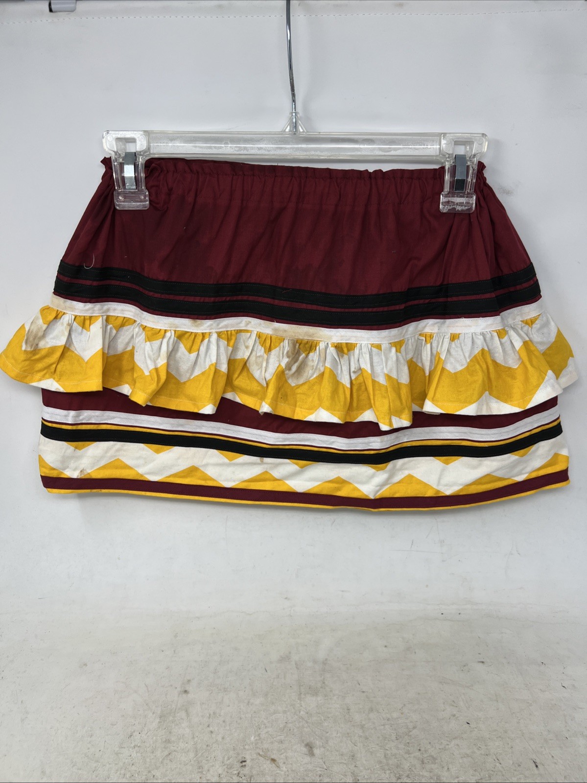 Native American Seminole Miccosukee Patchwork Handmade Colorful Girl Skirt (33)