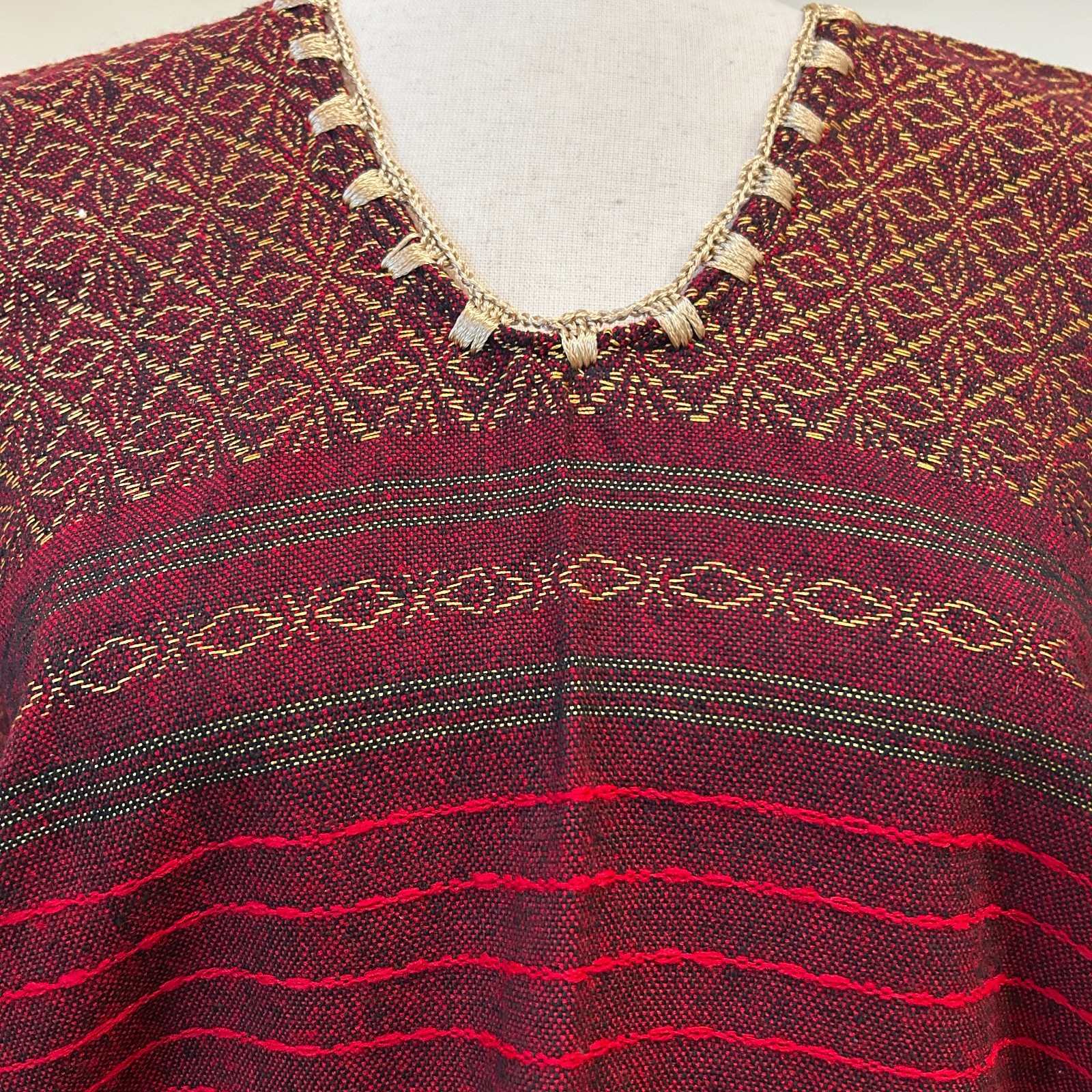 One of a Kind Pedal loom Mexican Dress! Summer Dress! Huipil style!