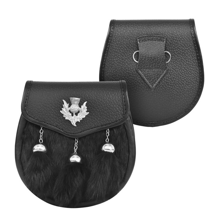 Premium Leather Sporran for Men – Ideal Kilt Accessories for Men, Scottish Kilt