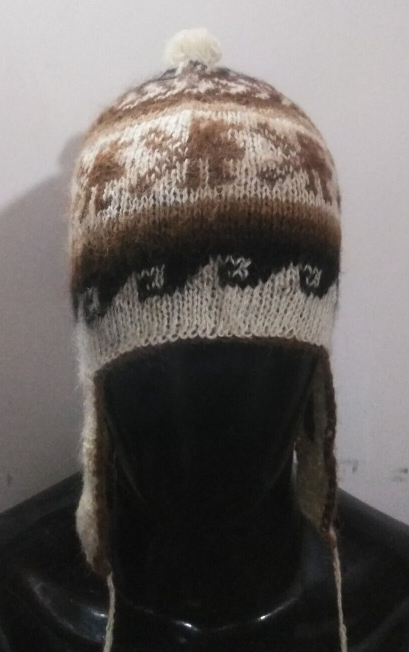 Peruvian chullo – cap – beanie for women – warm winter – hand knitted