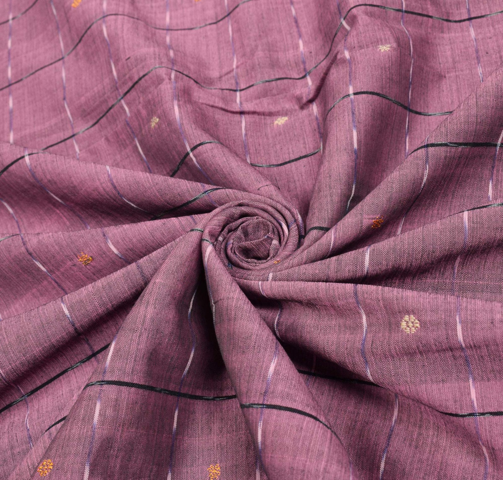 Sushila Vintage Pink Saree Pure Cotton Silk Sambalpuri Ikat Sari Craft Fabric