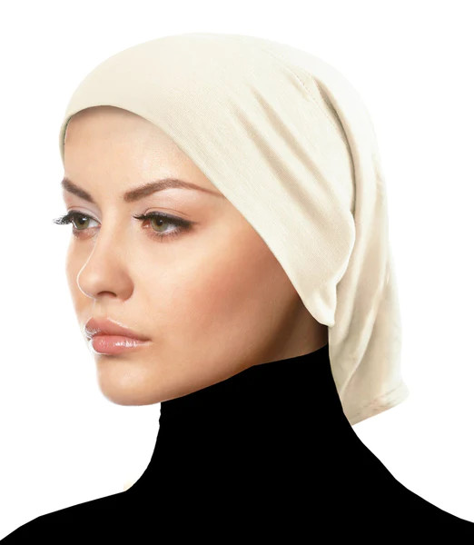 JUNIOR SIZE Hijab Cotton Tub Cap Under Scarf Inner Cap Hijab Accessory bandana