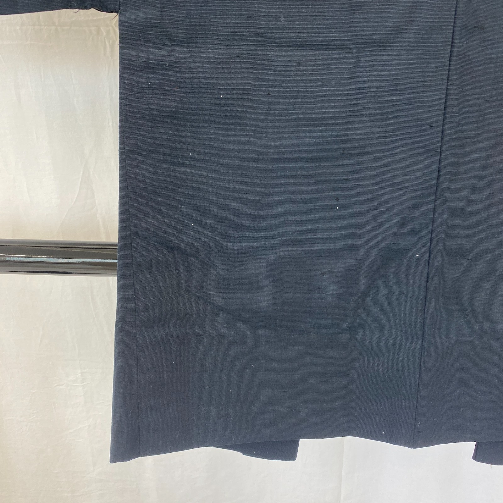 Japanese Vintage Kimono Haori Jacket Silk Navy Traditional Authentic 37 in
