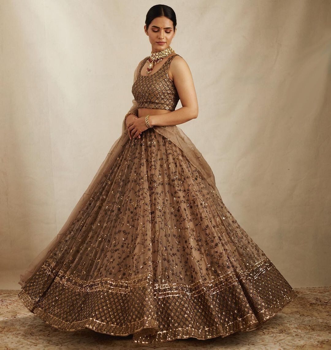 LATEST DESIGNER SOFT NET LEHENGA CHOLI WITH DUPATTA FOR RECEPTION & PARTY WEAR
