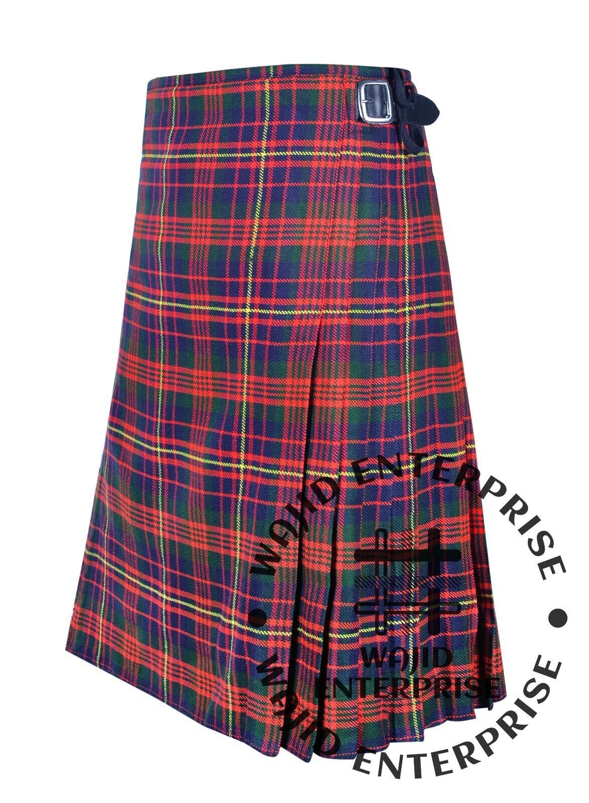 Scottish Handmade Traditional Cameron Tartan 8 Yard Kilt for Men’s Custom Size