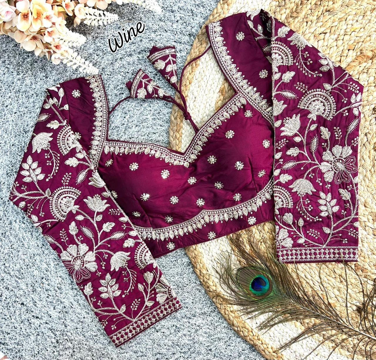 Saree Blouse Readymade Designer Sari Choli Indian Party Wear Bollywood Dress Top