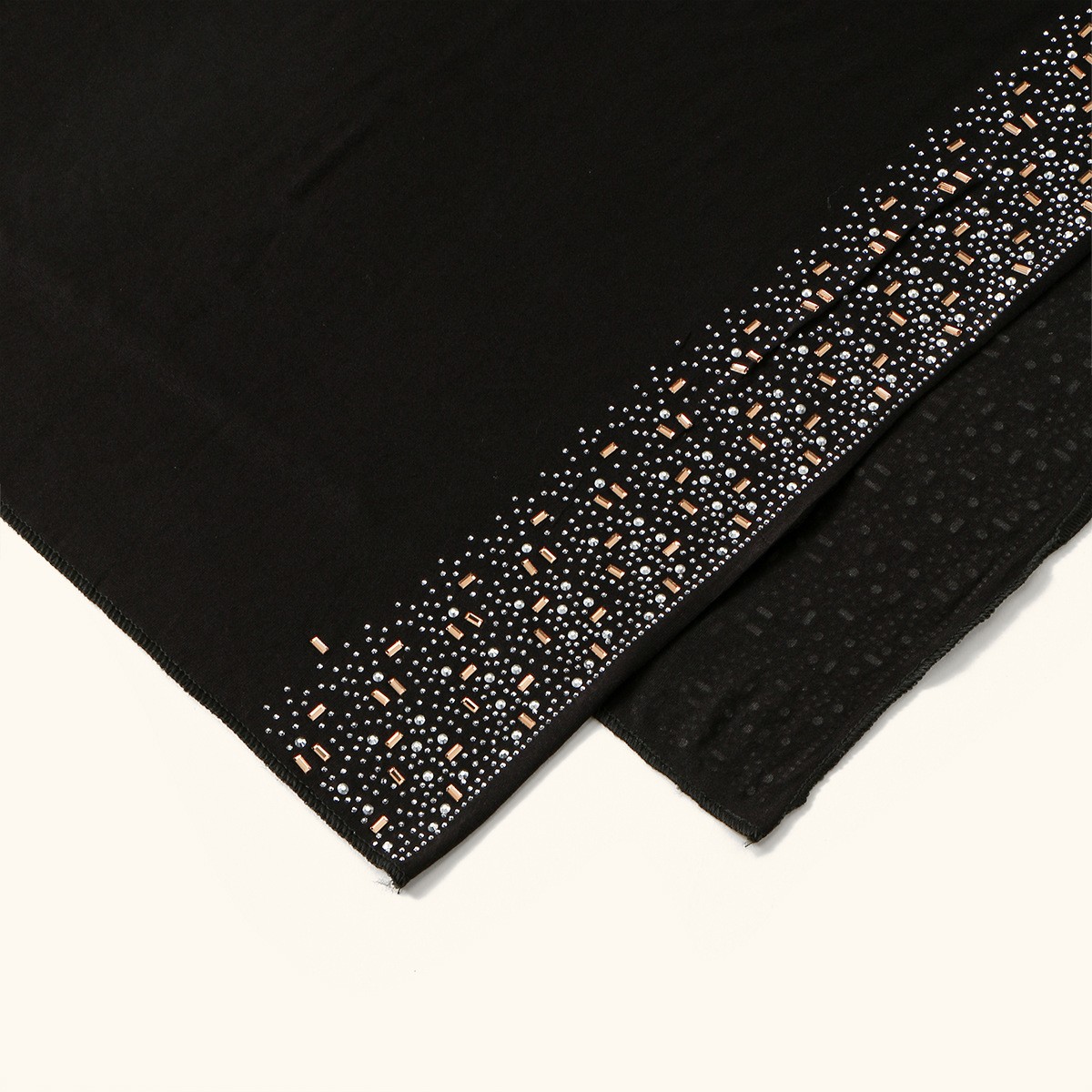Dubai Women Hijab Shawl Long Scarf Elegant Malaysia Solid Color Diamond Scarves