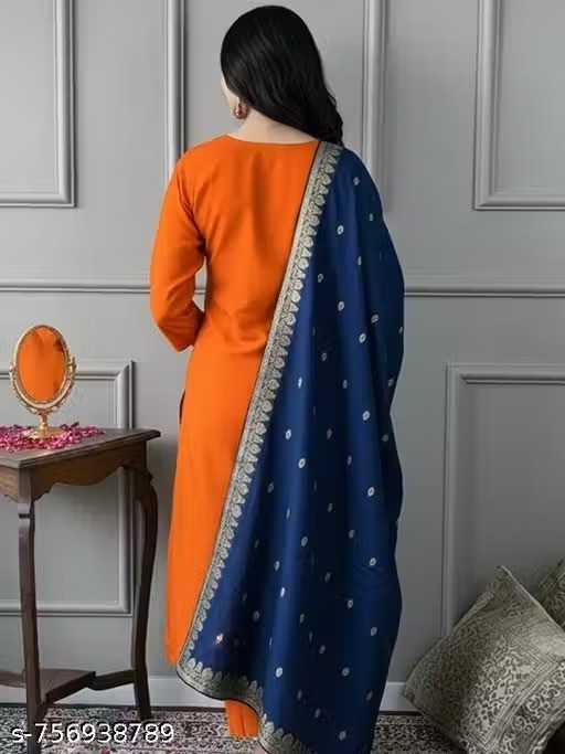 Indian Salwar Kameez Suit Readymade 3Pc Women Party Wear Dress Dupatta