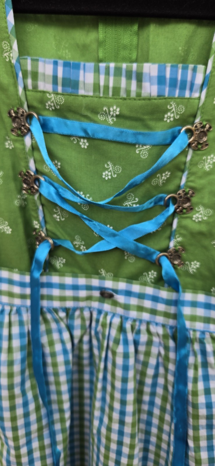German Children’s Trachten Dirndl Dress Oktoberfest Size 4T-5 EU 104 Traditional