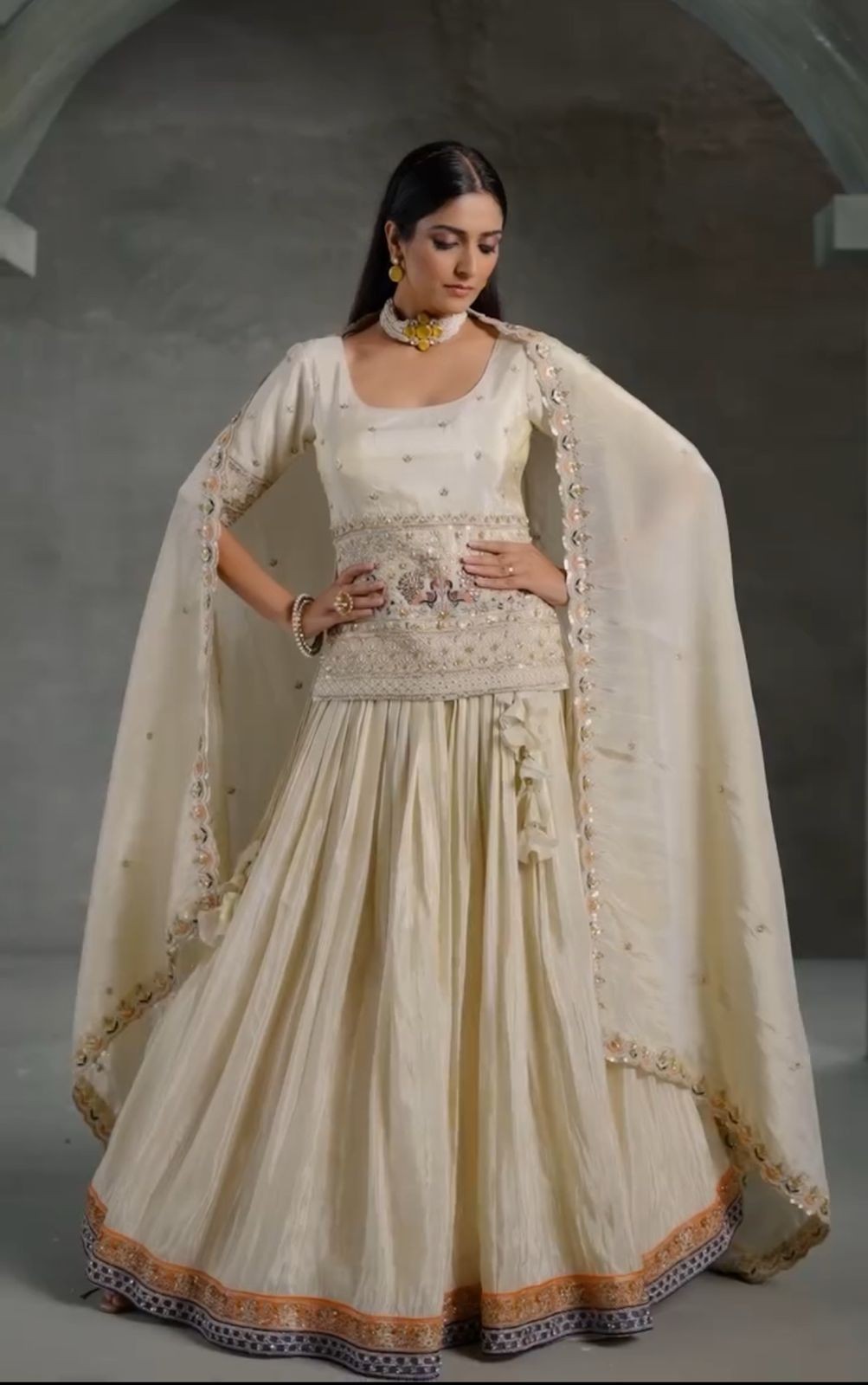 LEHENGA CHOLI PARTY WEAR PAKISTANI LEHNGA DESIGNER INDIAN WEDDING READYMADE EID